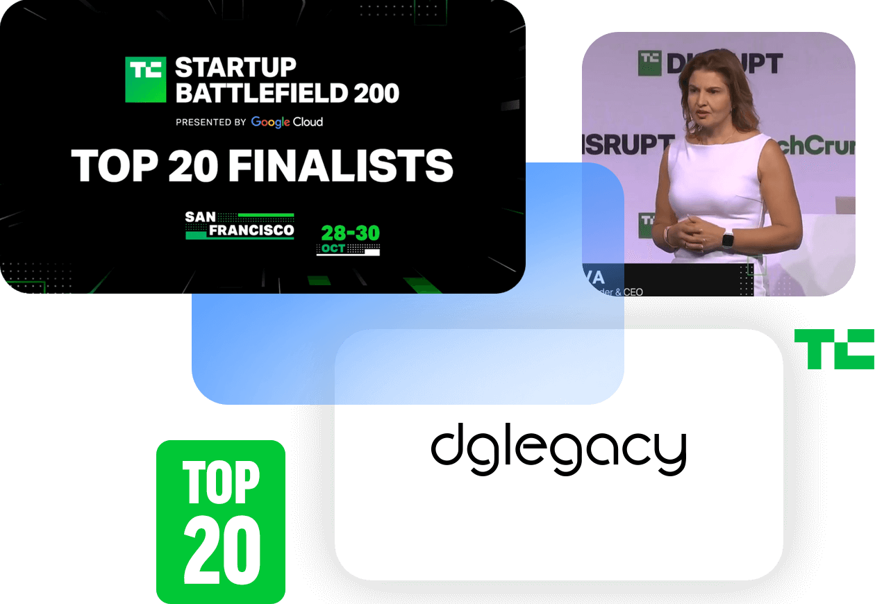 DGLegacy® Recognized as One of the Top 20 Most Innovative Startups Globally